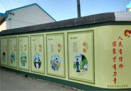 竹溪文化墙施工攻略