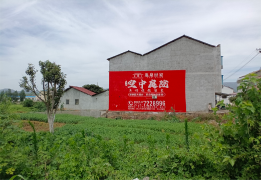 竹溪做墙体广告的意义